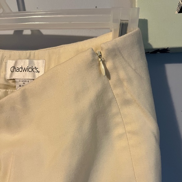 Vintage cream Chadwick's wool trousers - Picture 4 of 7
